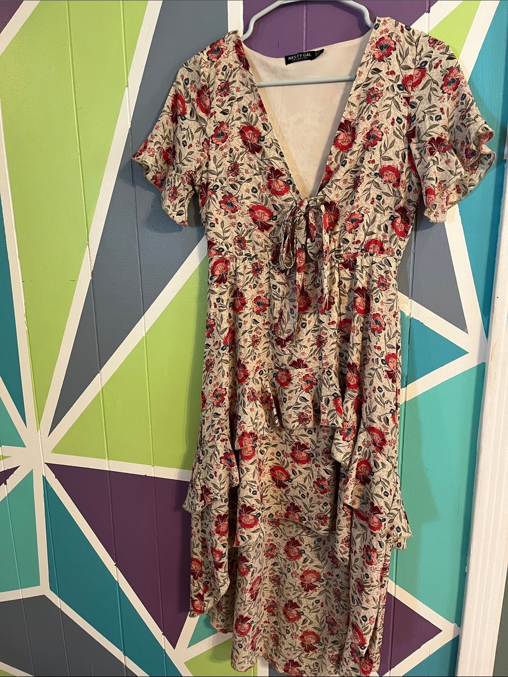 Nasty Gal high low dress size small